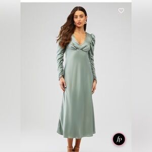 Line and Dot Maya Dress New with Tags
Size: medium 
Color: sage green